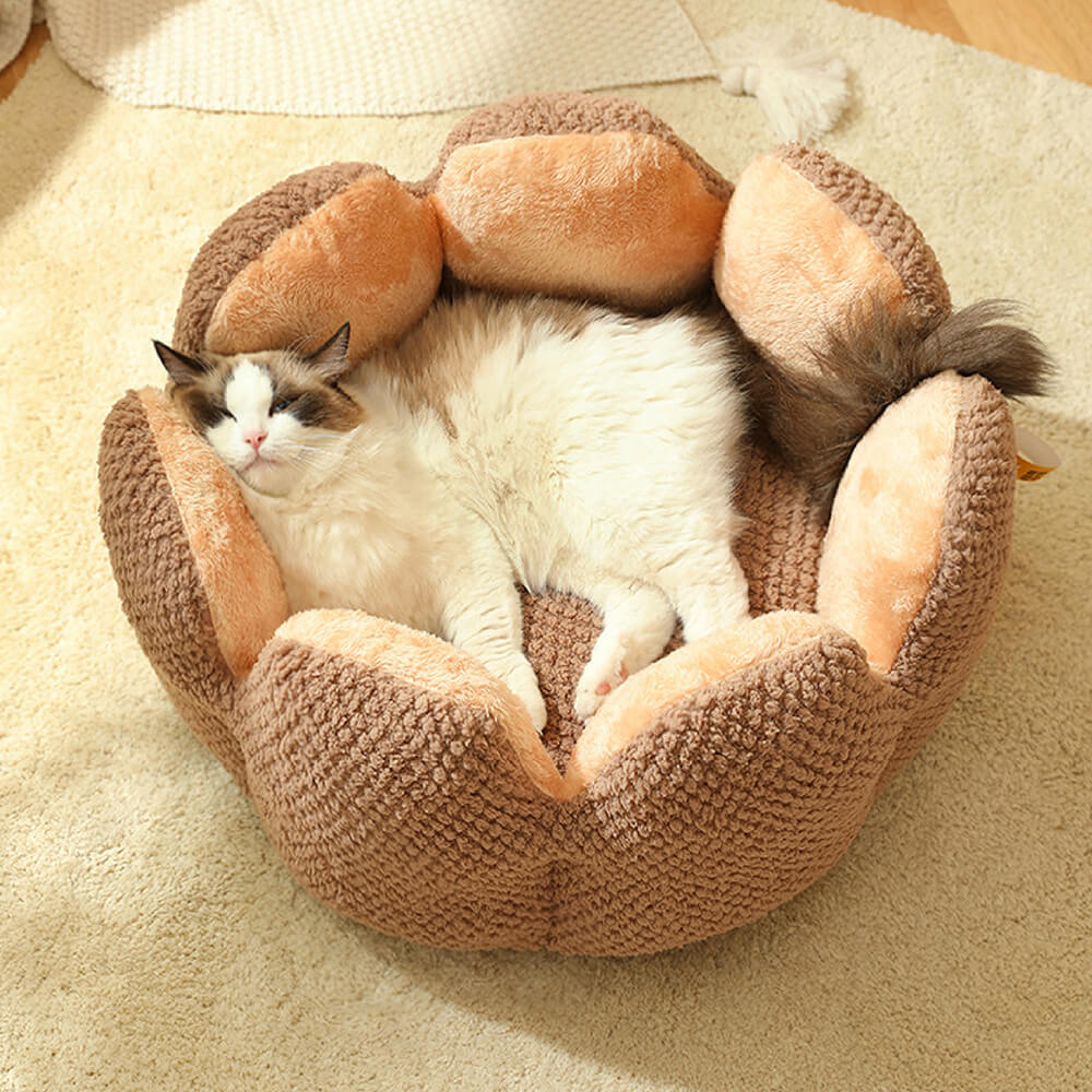 Comfortable cactus-shaped pet bed