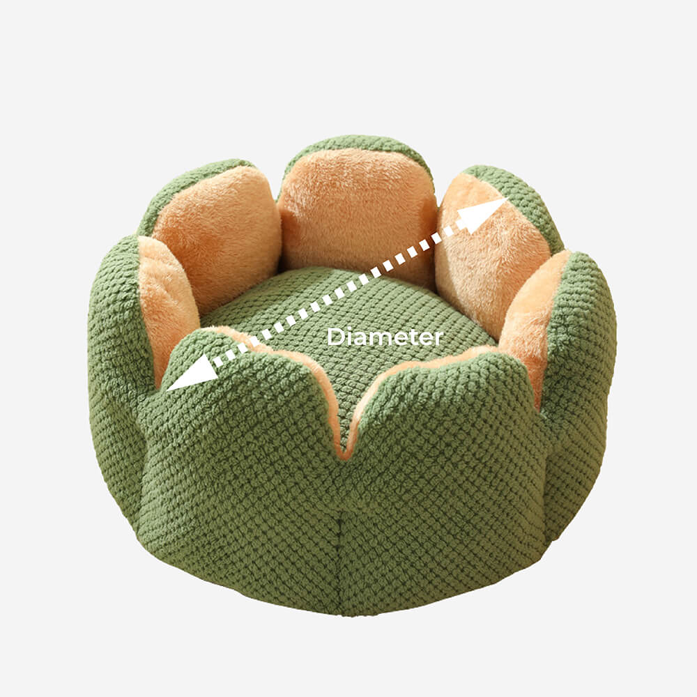 Comfortable cactus-shaped pet bed