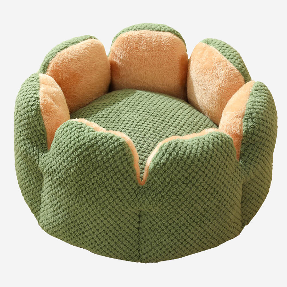 Comfortable cactus-shaped pet bed