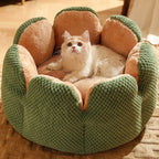 Comfortable cactus-shaped pet bed
