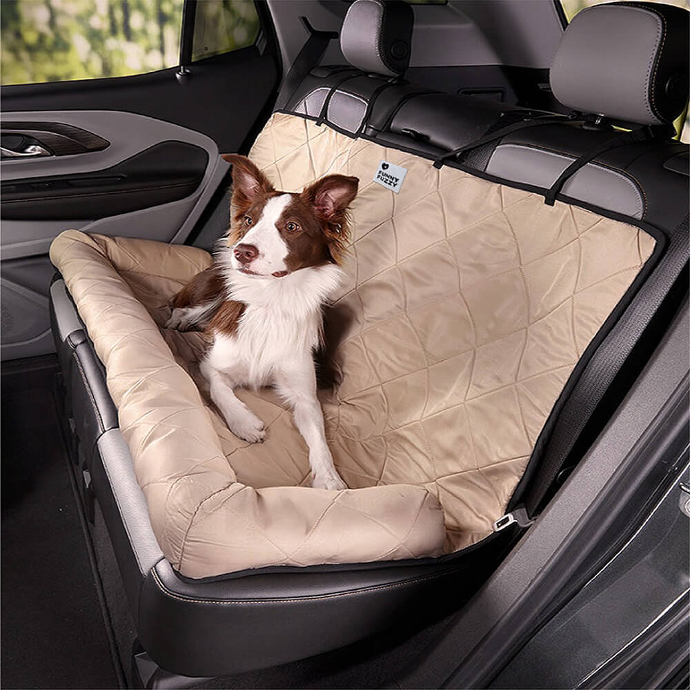 Car seat with bed for dogs