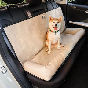 Assento de carro com cama para cachorro