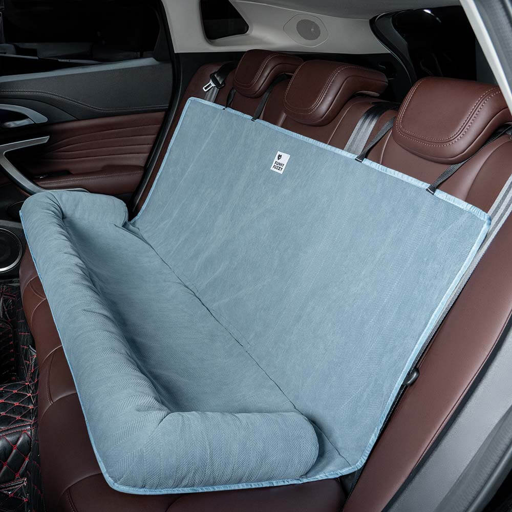 Car seat with bed for dogs