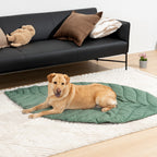 Extra-large leaf-shaped dog blanket