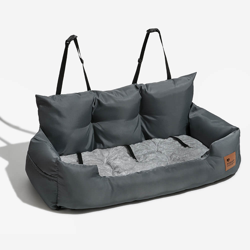 Car seat with bed for dogs