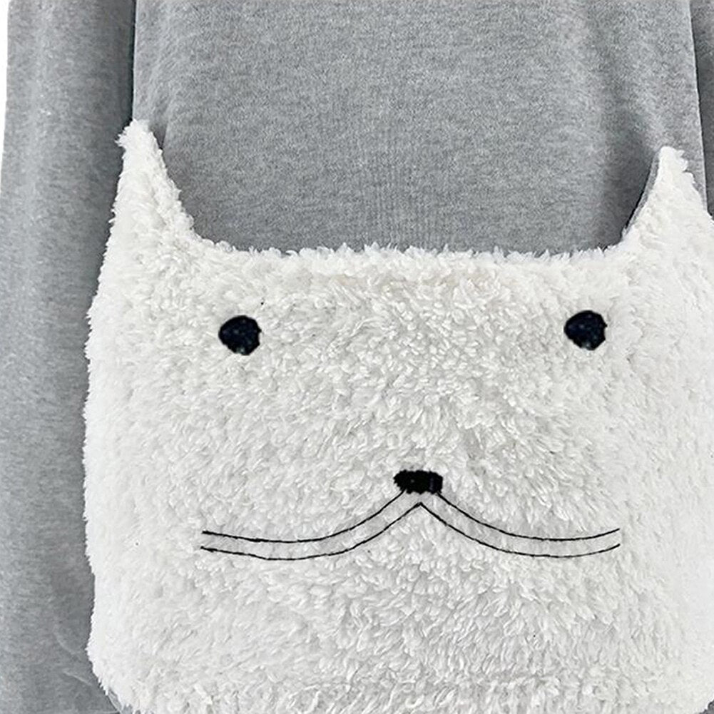 Kangaroo Hoodie with Plush Lining