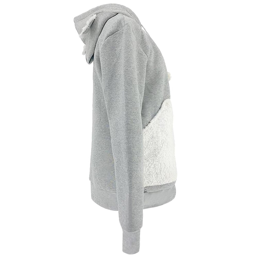 Kangaroo Hoodie with Plush Lining