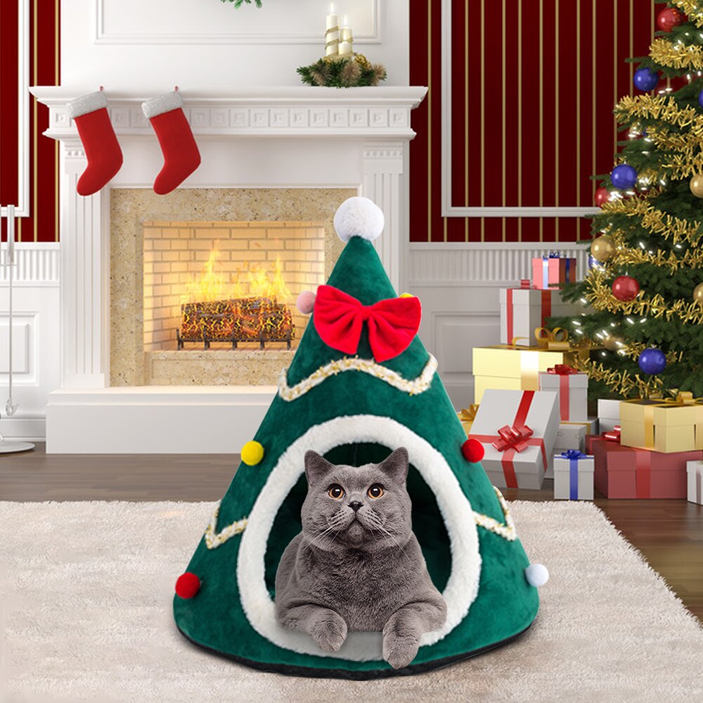 Christmas Tree Pet Bed