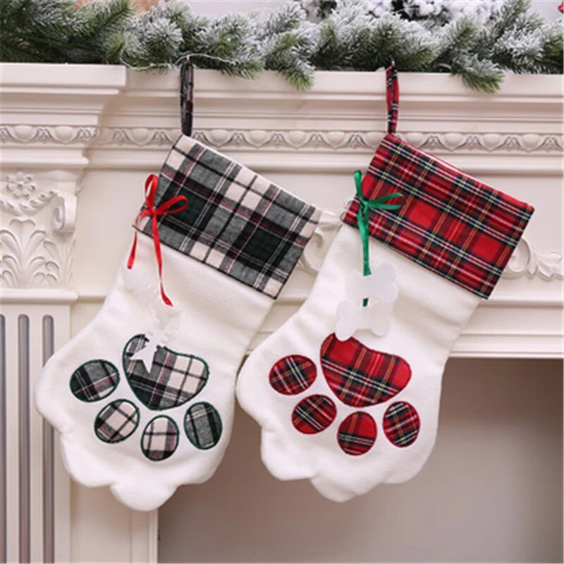 Decorative Christmas Stockings for Dogs &amp; Cats 