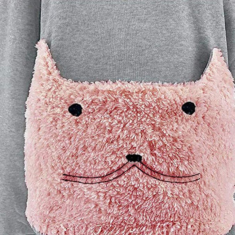 Kangaroo Hoodie with Plush Lining