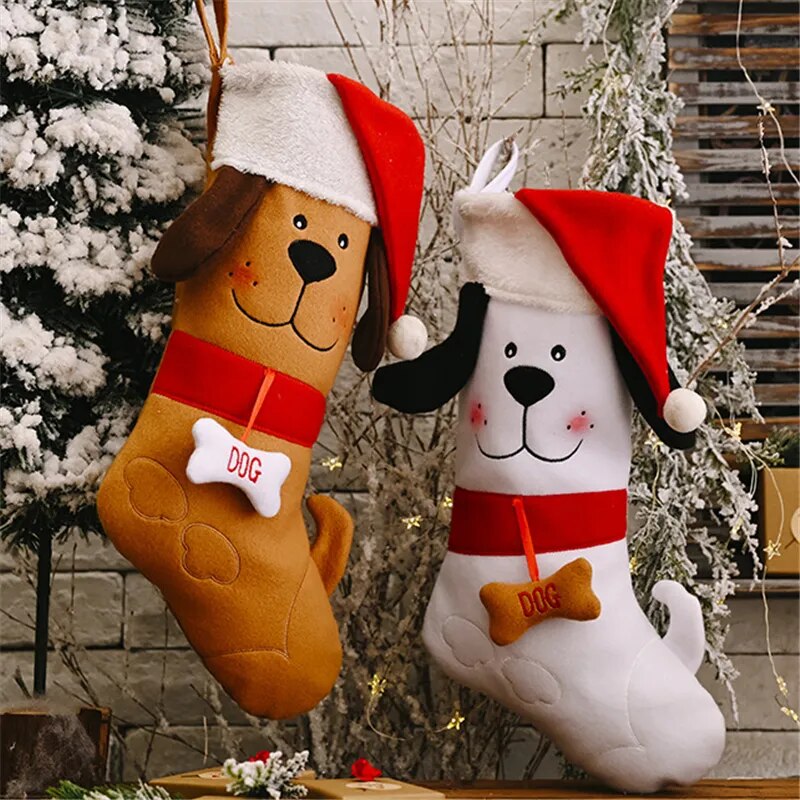 Decorative Christmas Stockings for Dogs &amp; Cats 