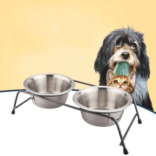 Trixe Stainless Steel Double Bowl