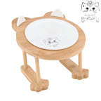 Ceramic Bowl with Kitten Design