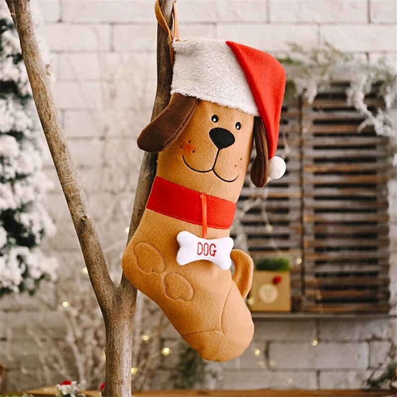 Decorative Christmas Stockings for Dogs &amp; Cats 