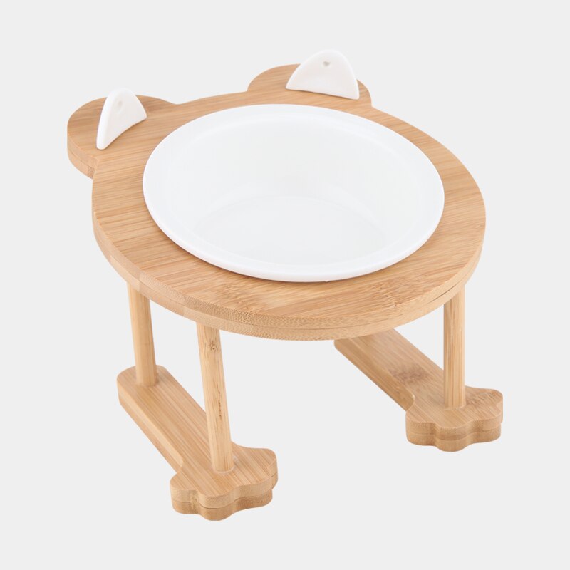 Ceramic Bowl with Kitten Design
