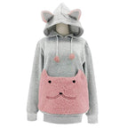Kangaroo Hoodie with Plush Lining