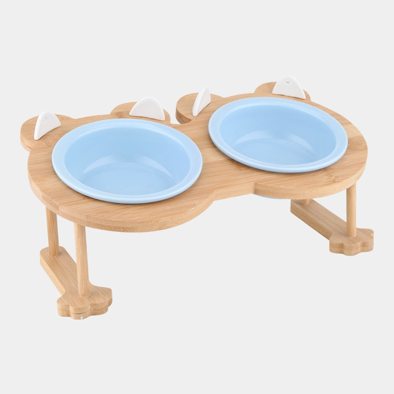 Ceramic Bowl with Kitten Design