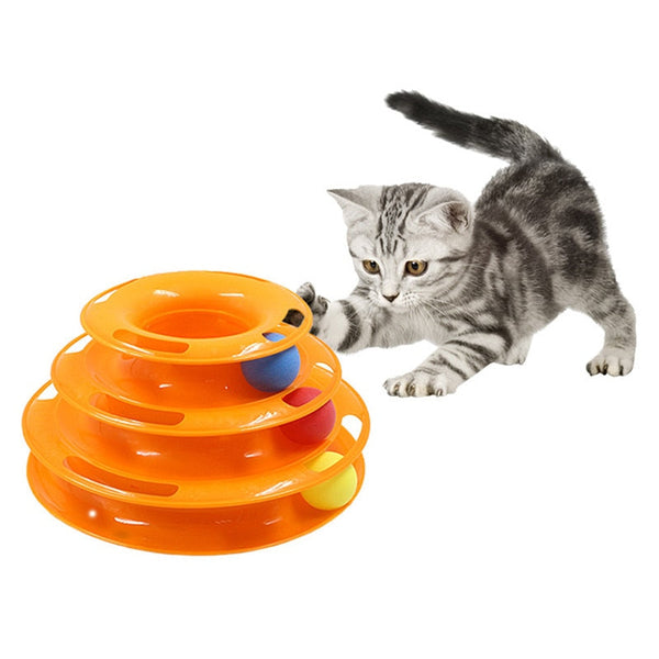 Disco Triplo Divertido Roque para Cachorro e Gato - Pet Croc