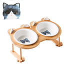 Ceramic Bowl with Kitten Design