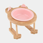 Ceramic Bowl with Kitten Design