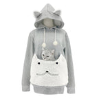 Kangaroo Hoodie with Plush Lining