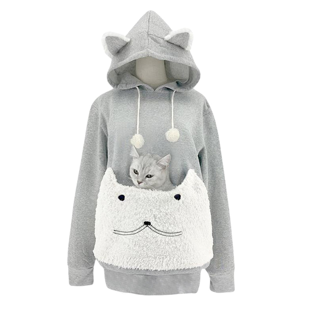 Kangaroo Hoodie with Plush Lining