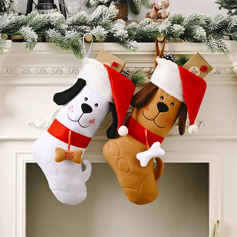Decorative Christmas Stockings for Dogs &amp; Cats 