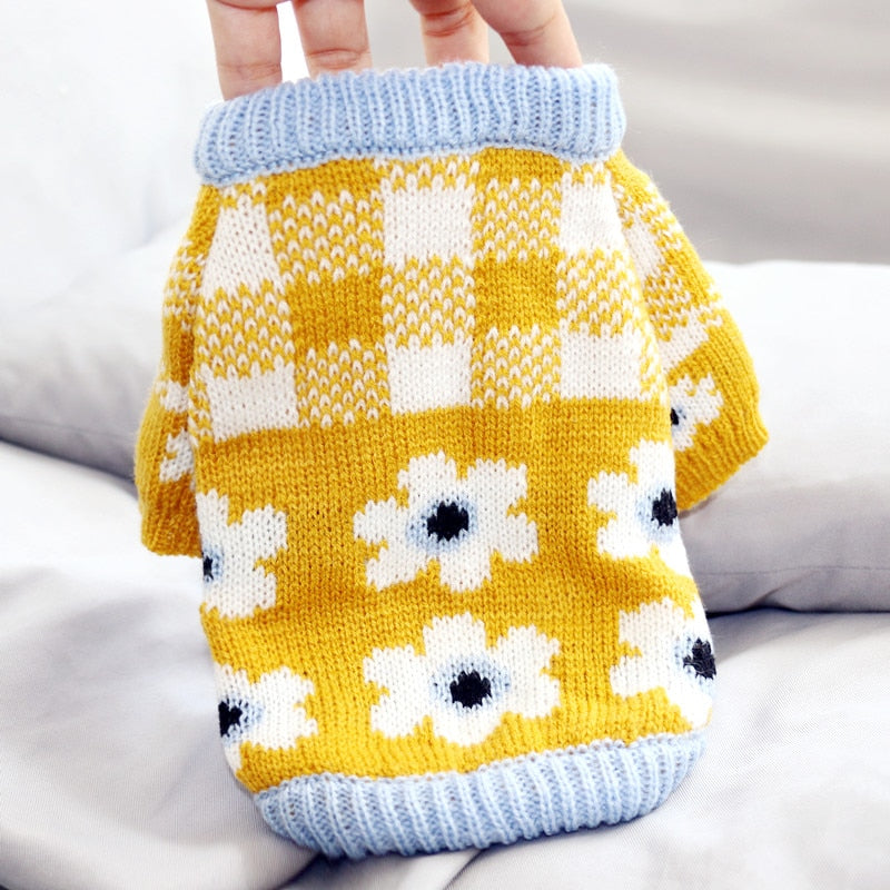 Floral Pet Knit 