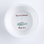 Ceramic Bowl with Kitten Design