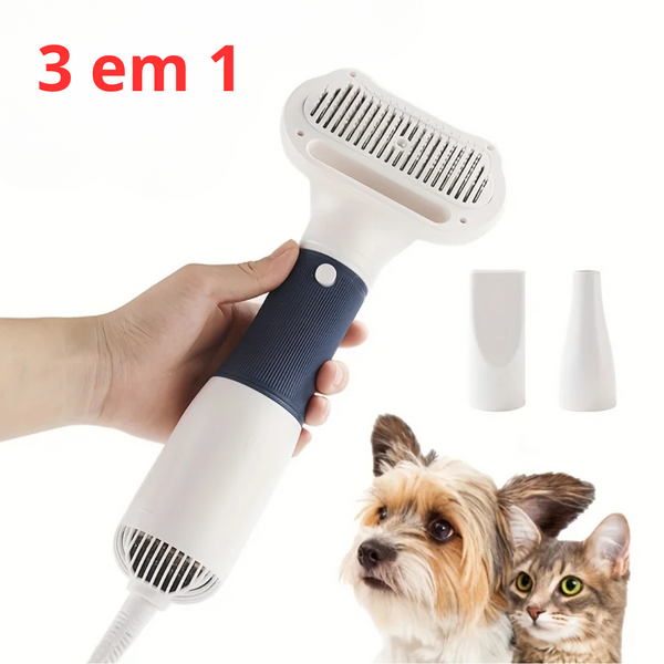 Secador Pet Silencioso 3 em 1 Brié - Pet Croc