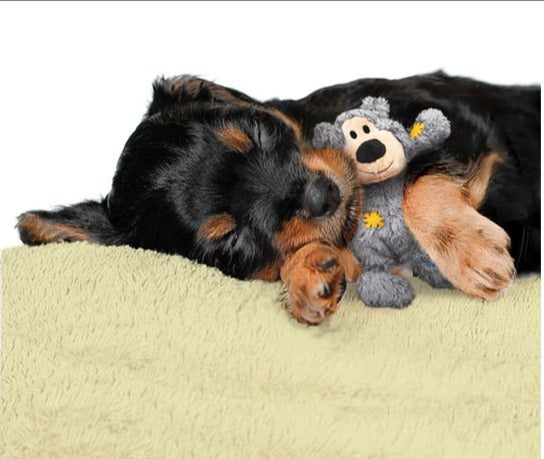 Brinquedo Pelúcia Kong Wild Bear - Urso de Pelúcia com corda Indestrutível