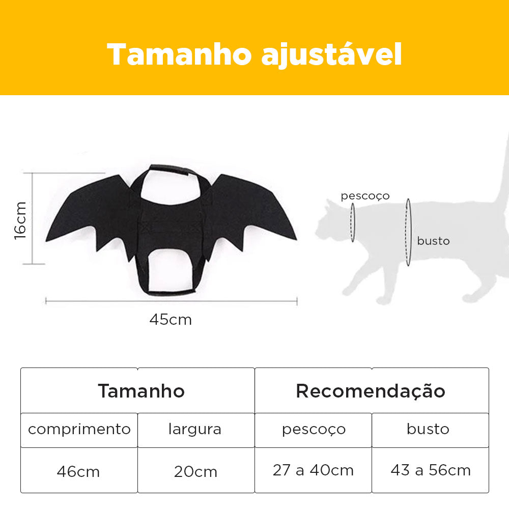 Fantasia de Morcego para Gato