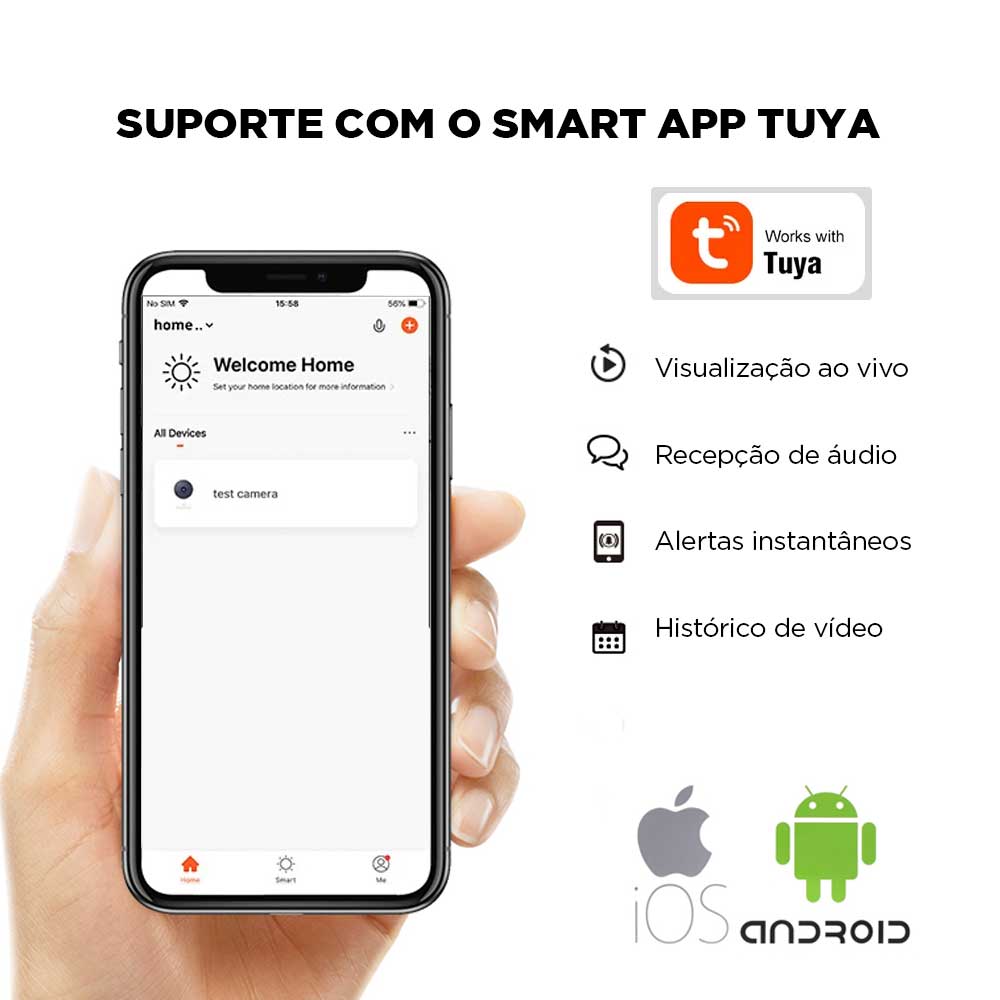 Smart Câmera Kerui-tuya
