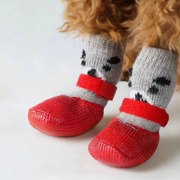 Sapatinho Meia Impermeável Antiderrapante Shoe para Cachorro - Pet Croc