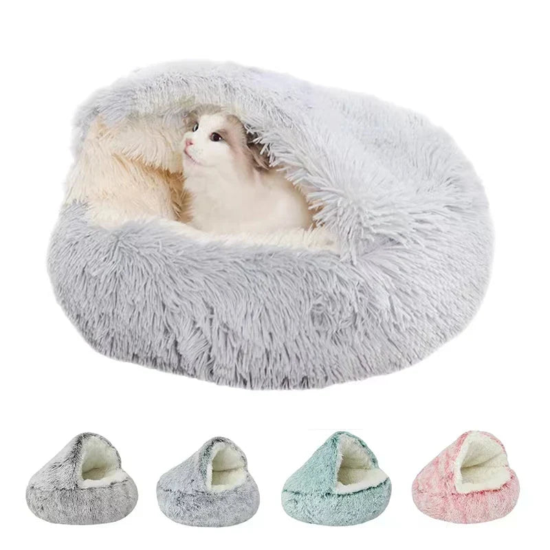 Cama Toca de Pelúcia para Gatos