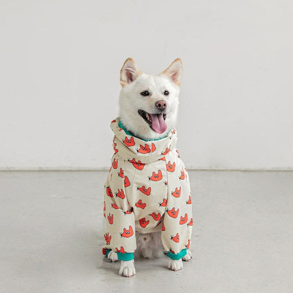 Macacão Capa de Chuva Hovi - pequeno até grande porte - Pet Croc