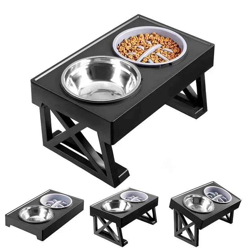 Broklin Raised Bowl with Height Adjustment