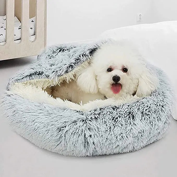Cama Toca de Pelúcia para Gatos