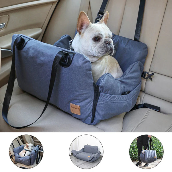 Assento de carro multifuncional Bethove para Cachorro - Pet Croc