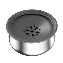 Tigela Anti-respingo Inox 4L para Cachorro e Gato, detalhe do fecho - Pet Croc