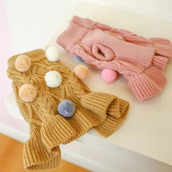 Vestido Pet Pompons - Pet Croc