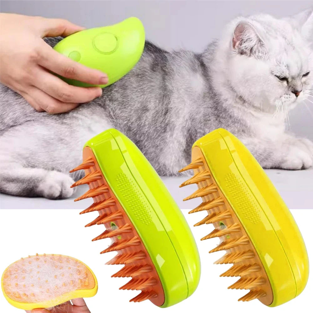 Pet Grows 3-in-1 Steam Brush