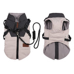 Warm Vest with Rag Collar