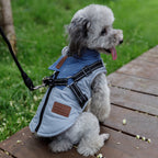 Warm Vest with Rag Collar