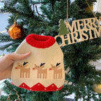 Christmas Knitting with Reindeer 