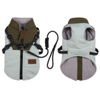 Warm Vest with Rag Collar