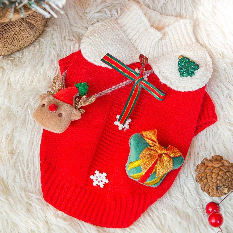 Adorable Christmas Knitted Pet 