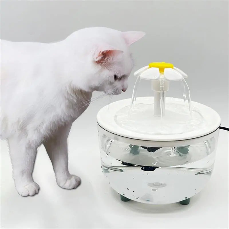 Automatic Water Fountain with Flower Filter