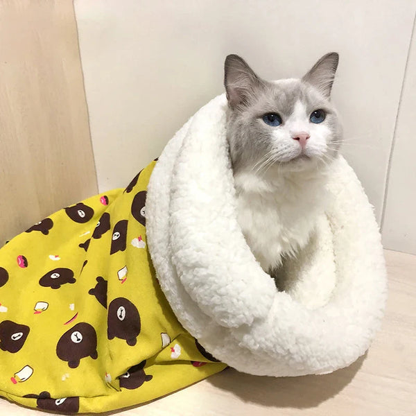 Cama Saco de Dormir para Cachorro e Gato - Pet Croc