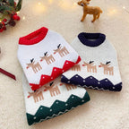 Christmas Knitting with Reindeer 